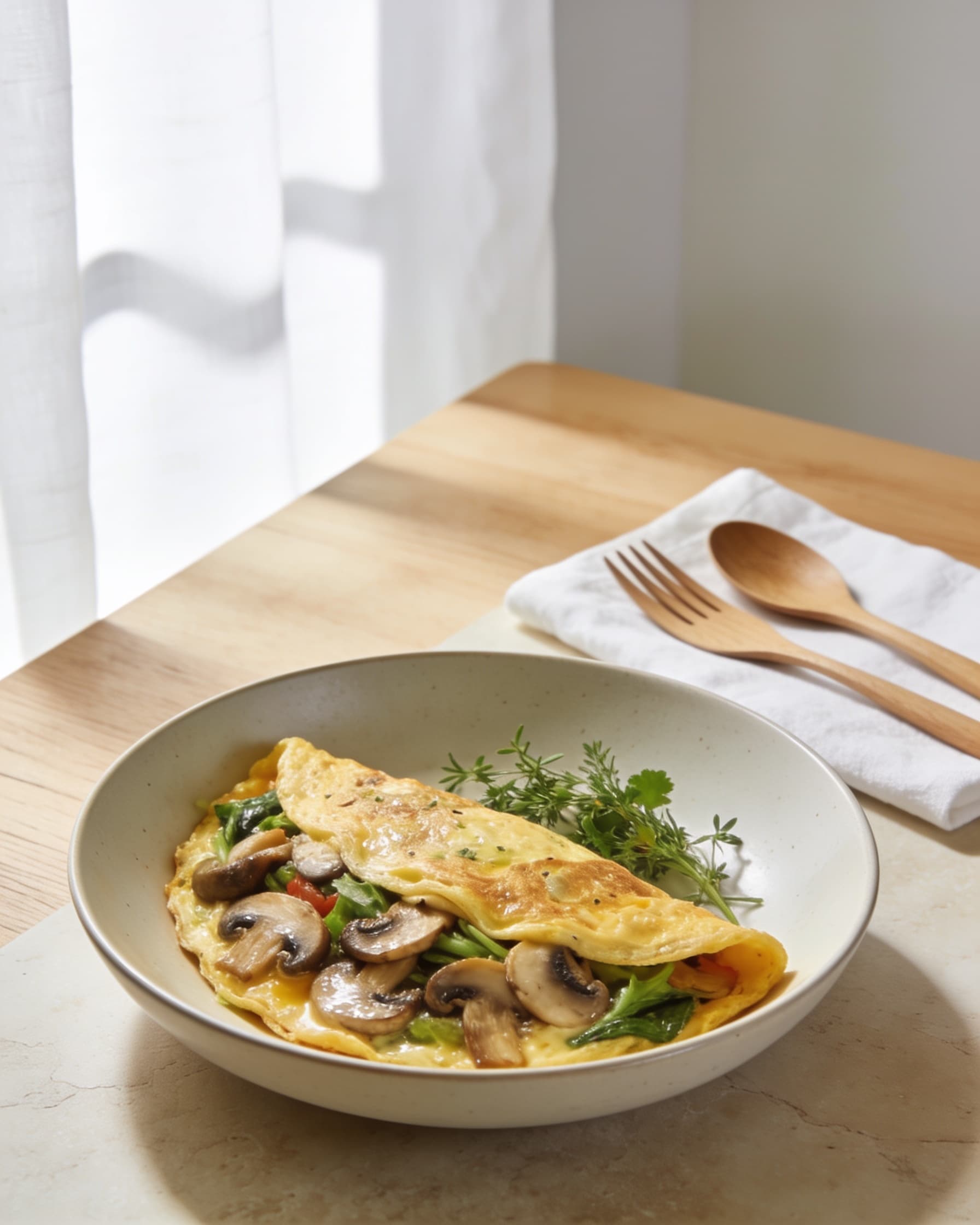 Mushroom Omelette