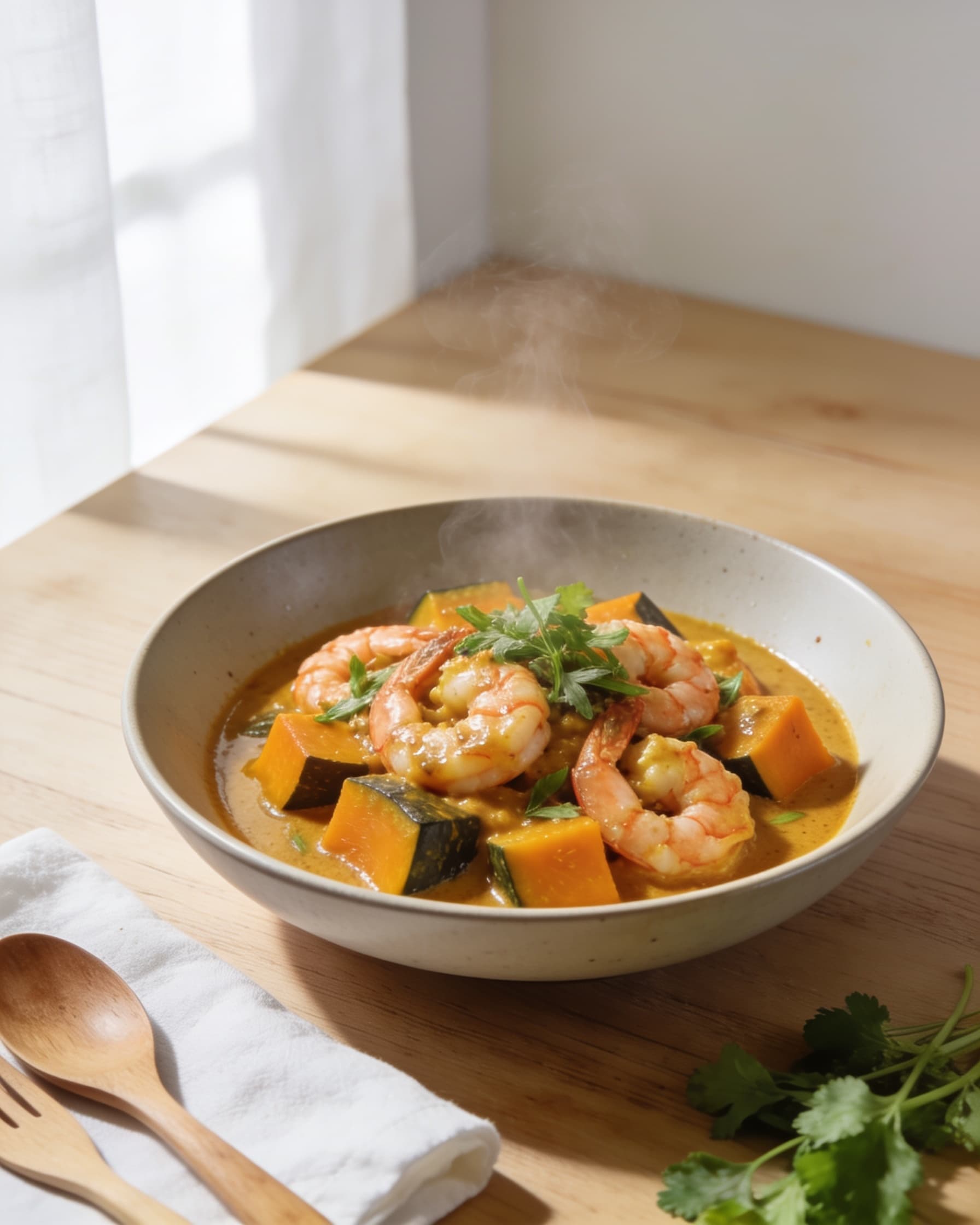 Pumpkin & Prawn Masak Lemak