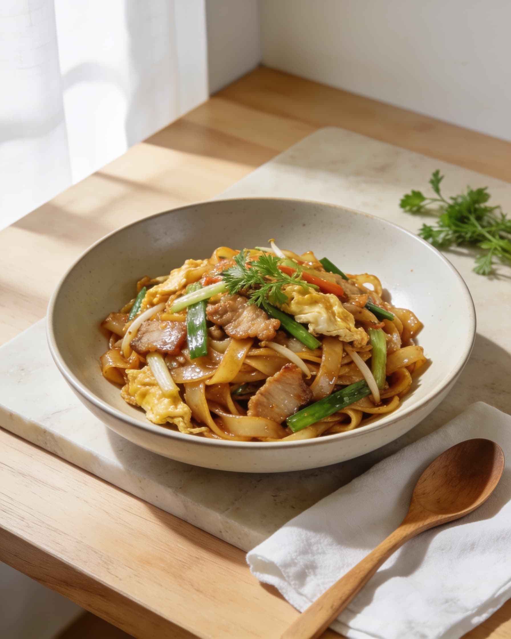Char Kway Teow, Lightened