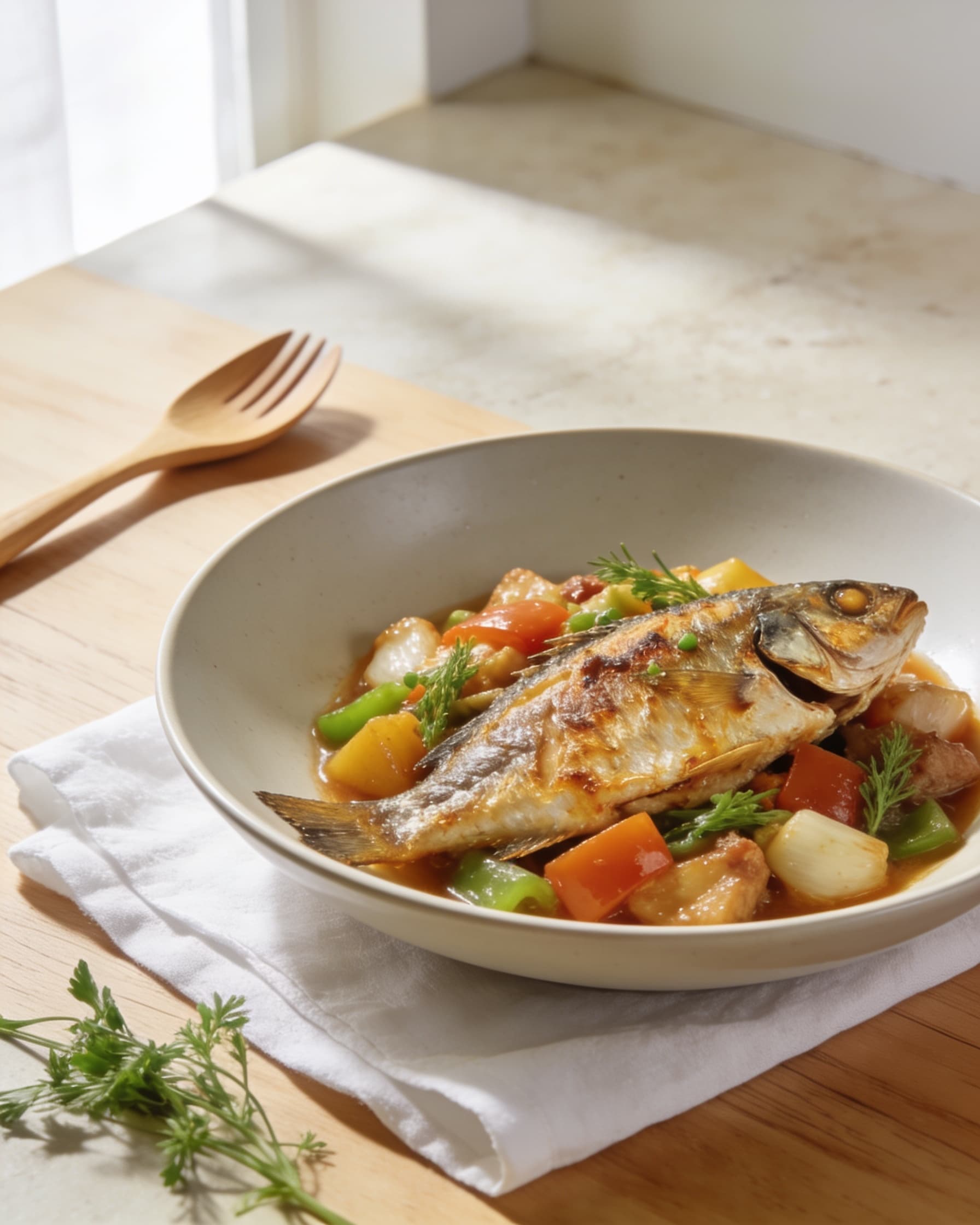Sweet & Sour Fish (baked, lean)