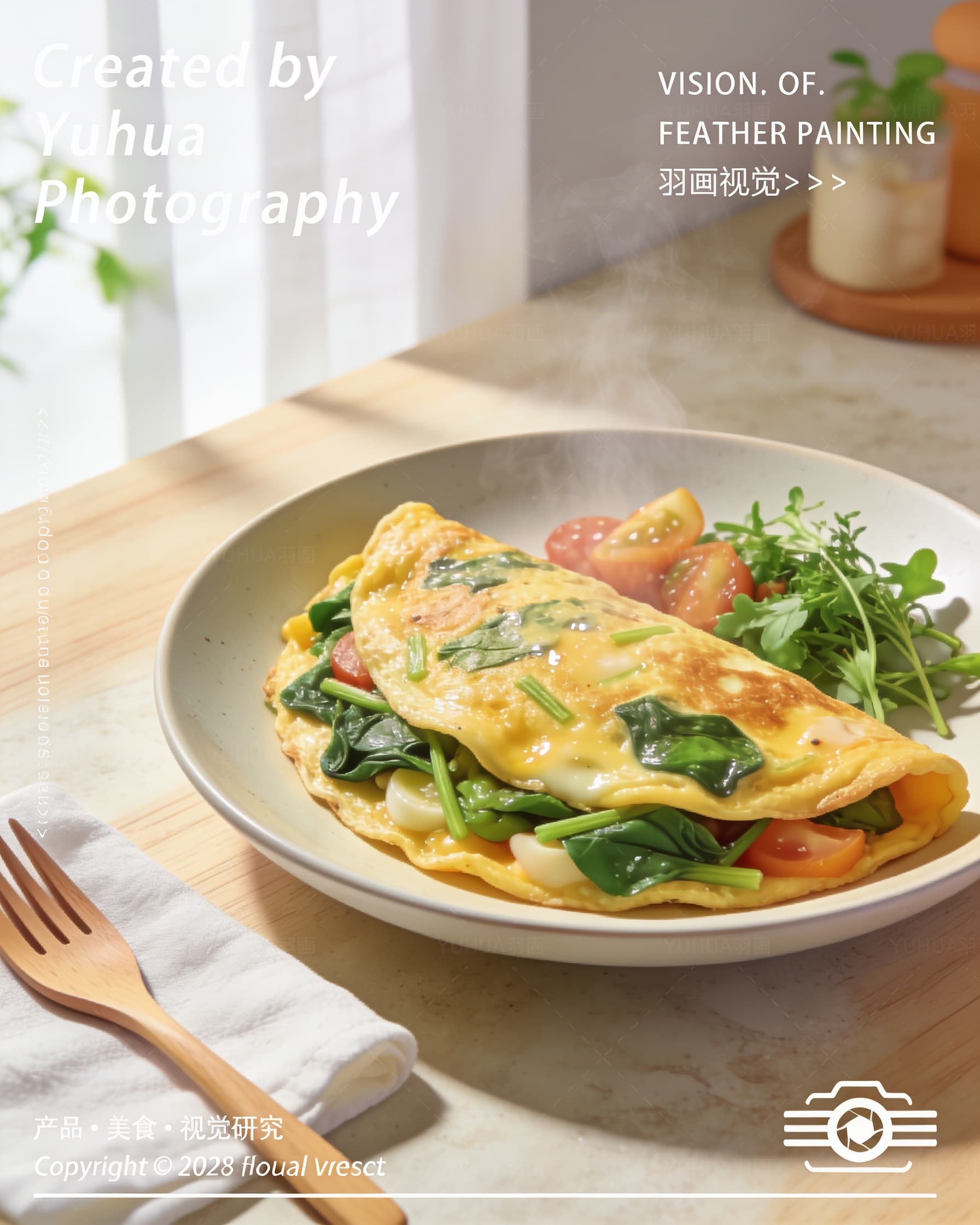 Spinach Omelette
