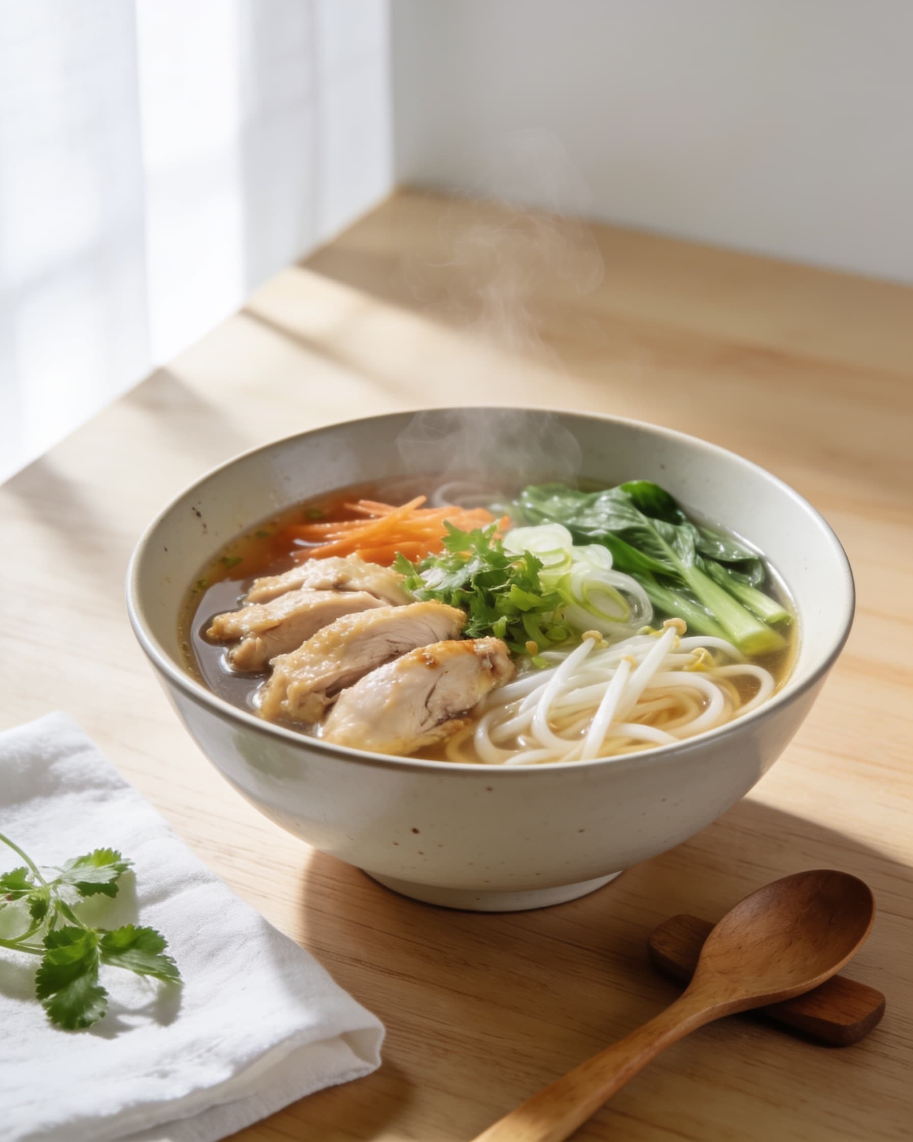 Pho Ga (Vietnamese chicken noodle soup)