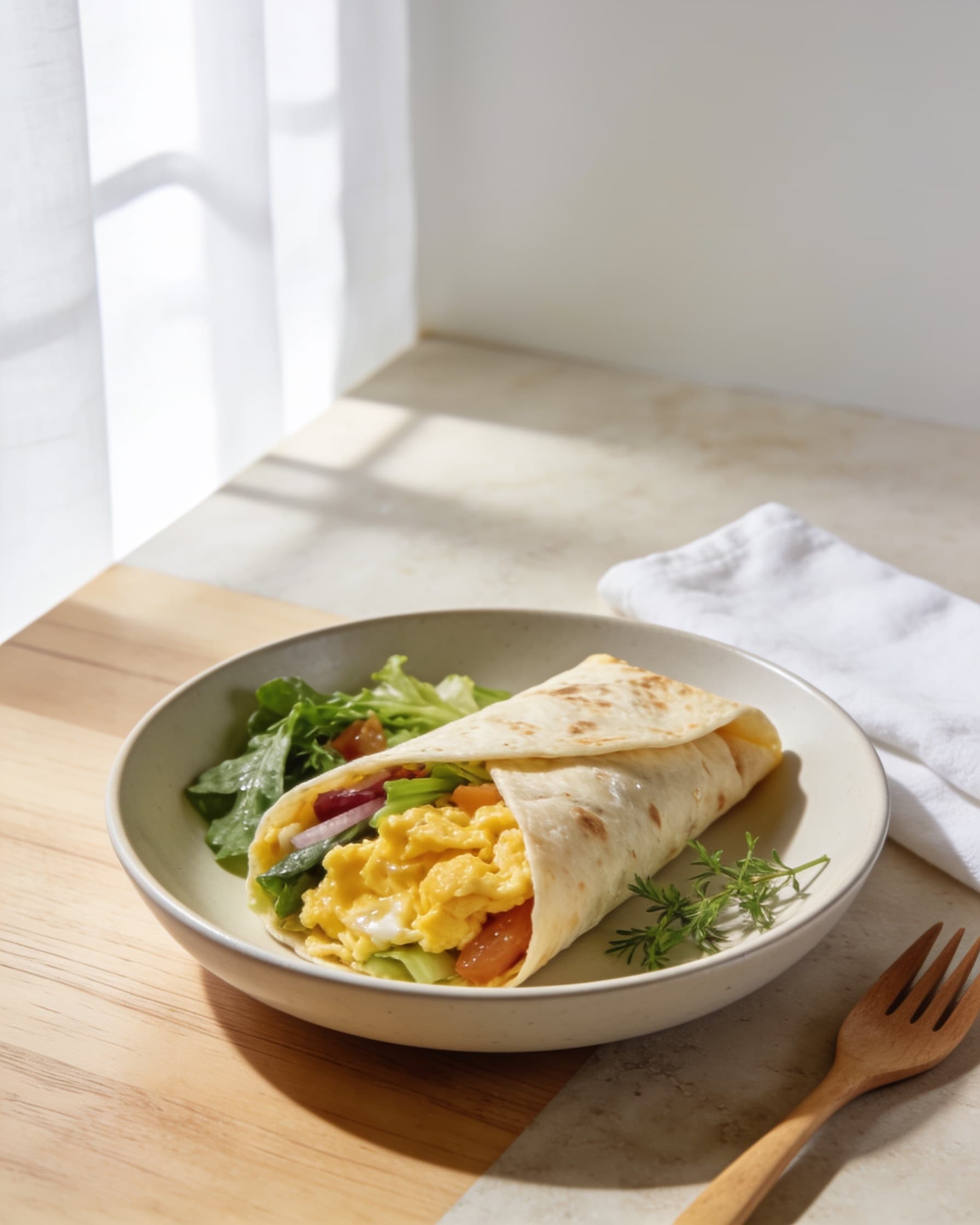 Scrambled Egg Wrap