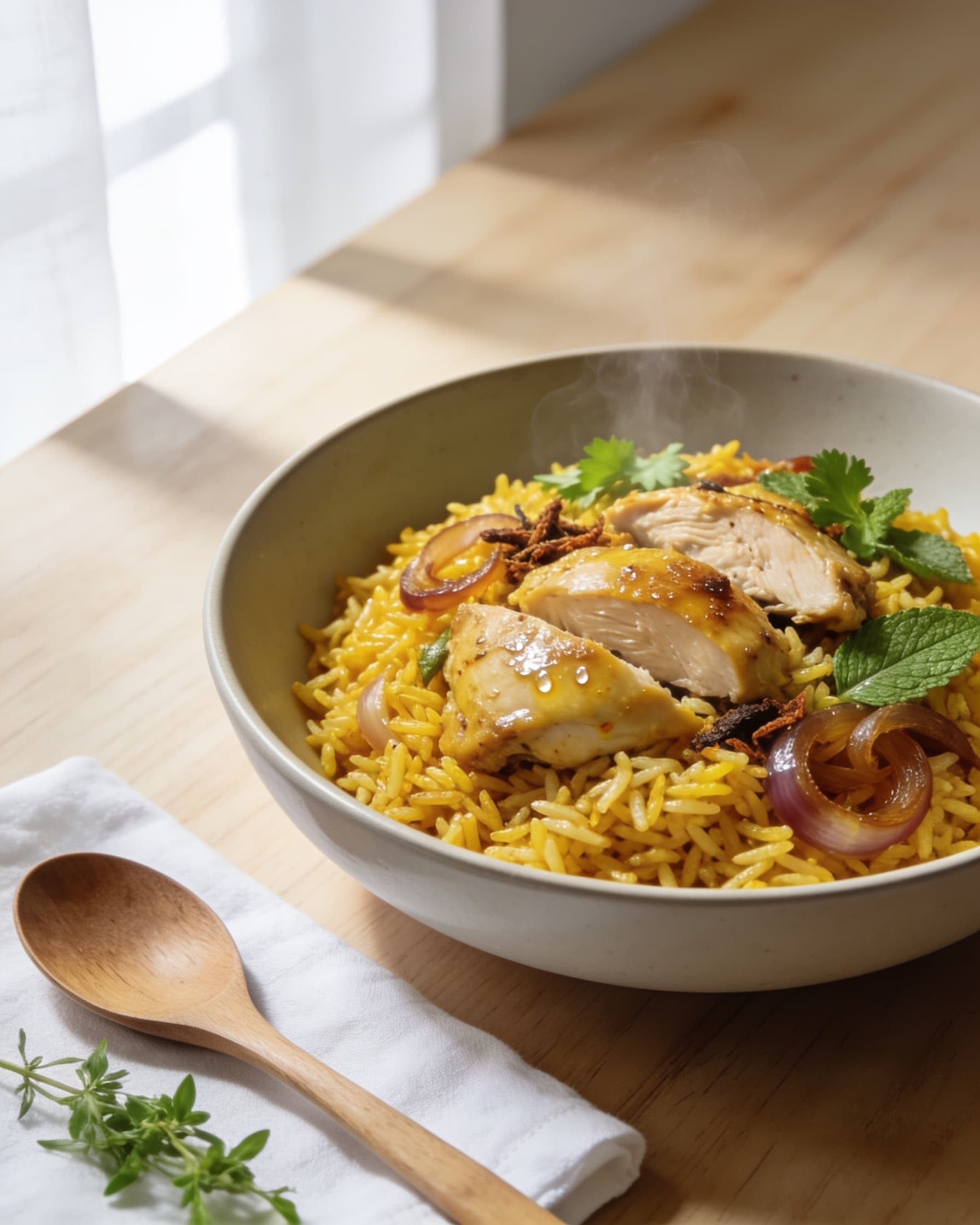 Nasi Briyani Ayam (lean)
