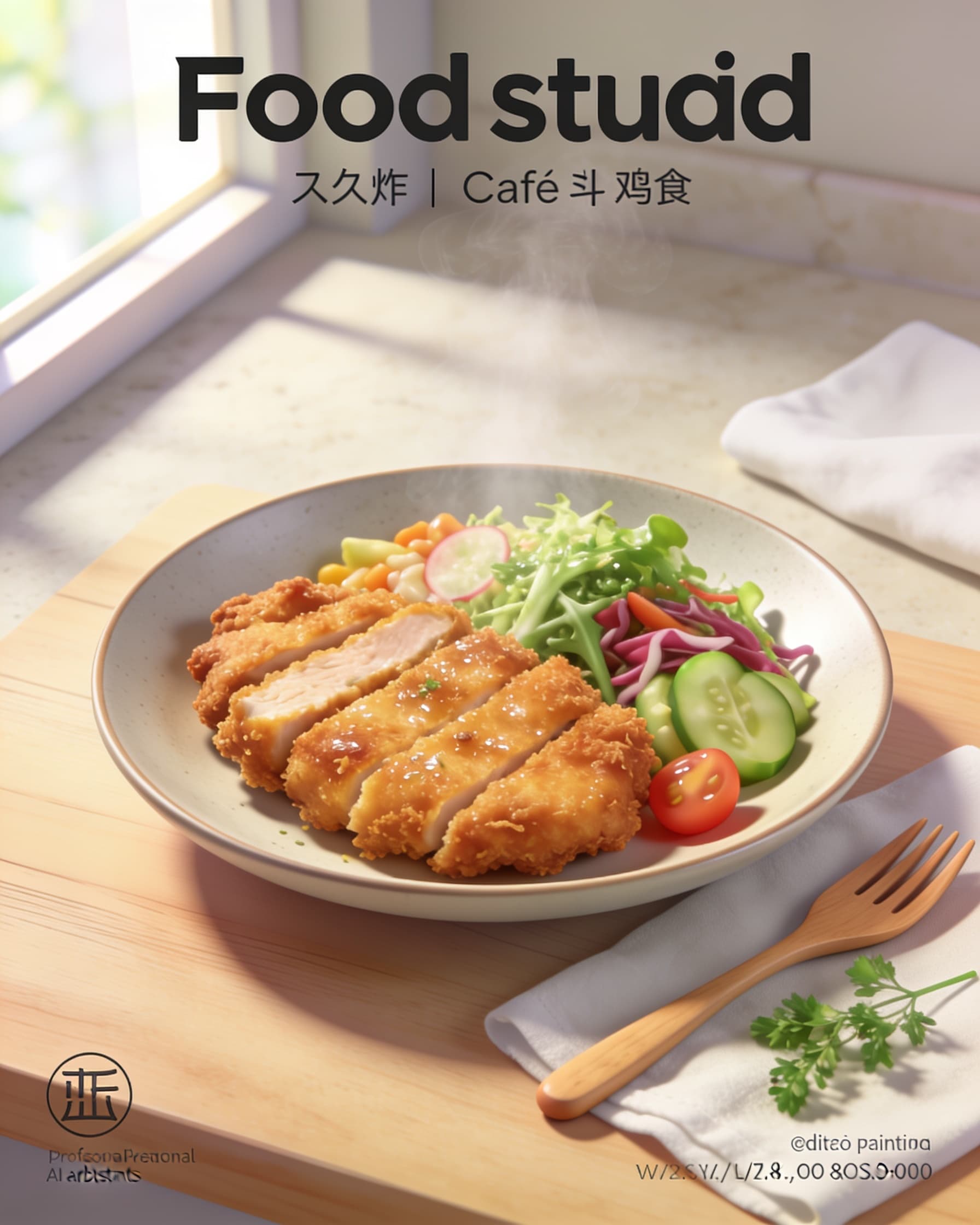 Chicken Katsu (air-fried)