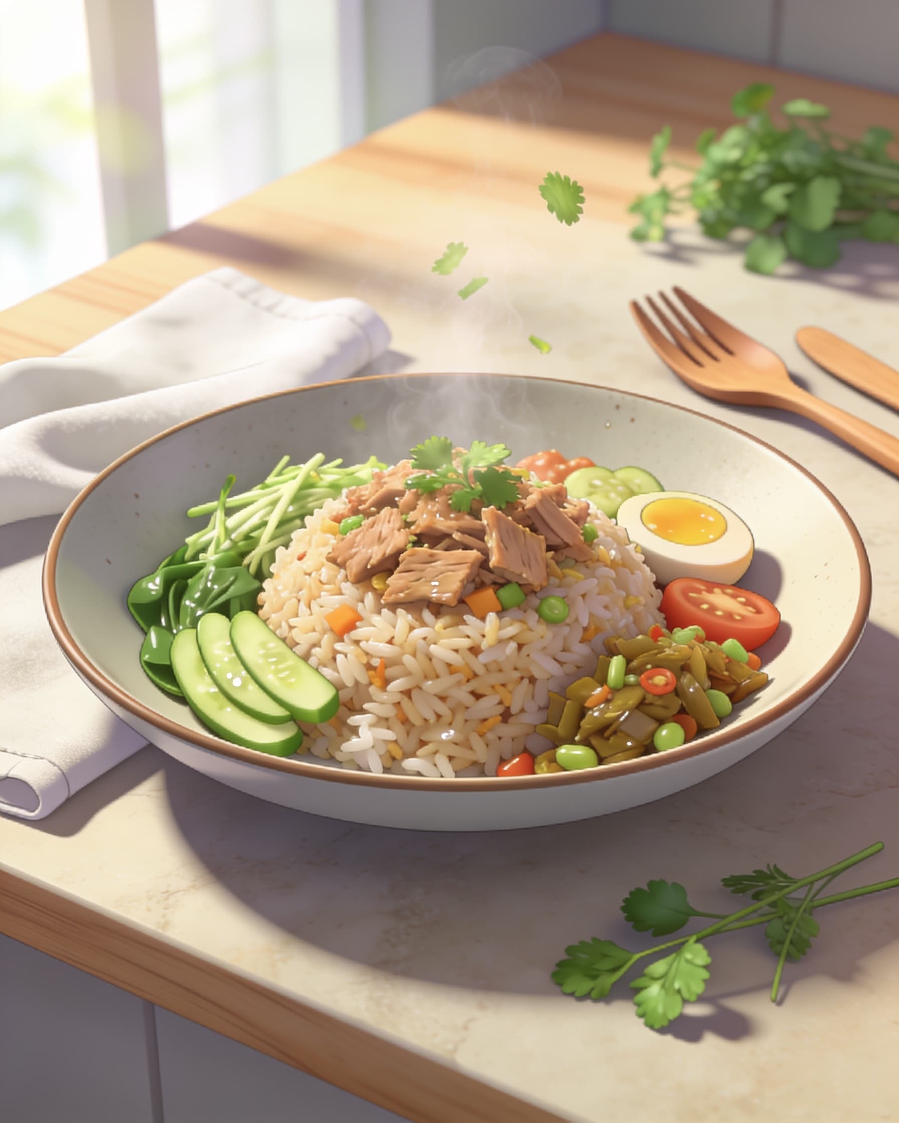 Nasi Dagang Tuna (lean)